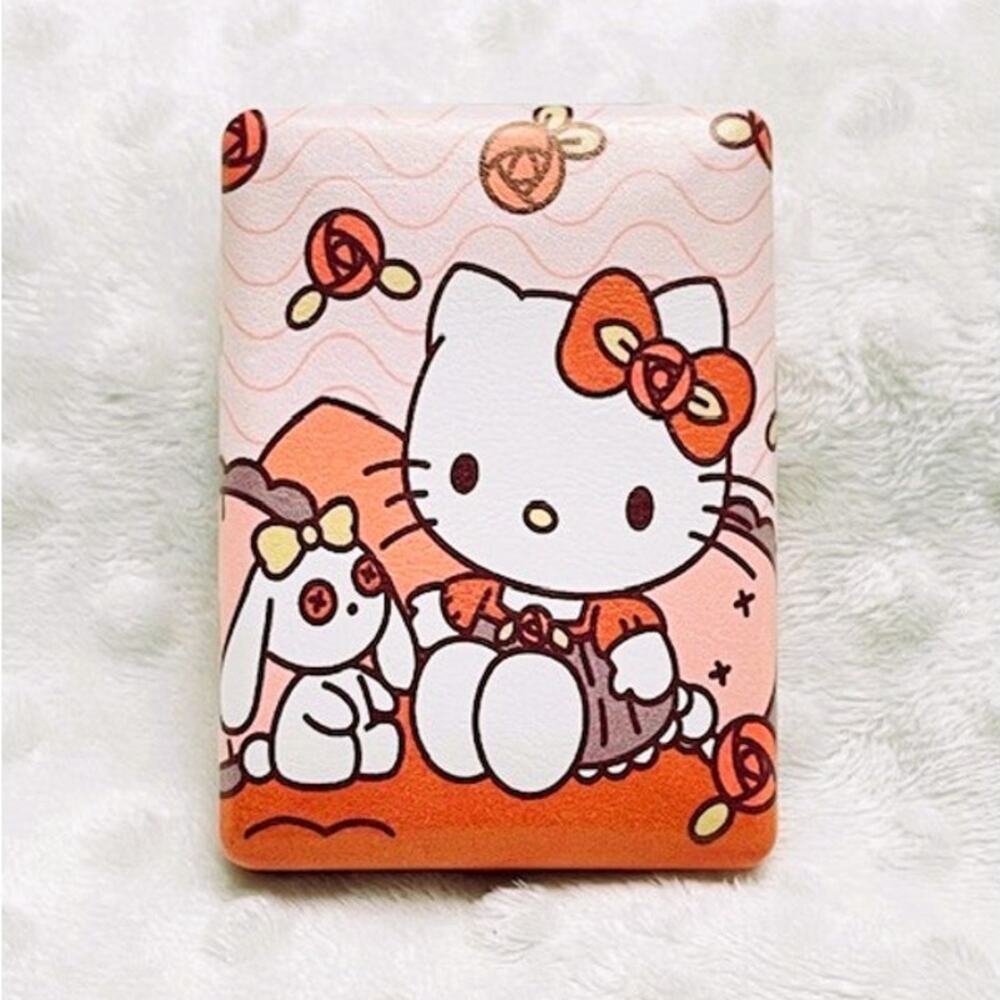 Sanrio Hello Kitty Portable Folding Pocket Double Mirror Compact-NEW